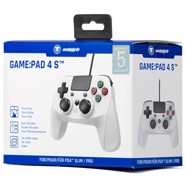 Snakebyte PS4 GamePad 4 S - vezetékes kontroller - szürke - Image 2