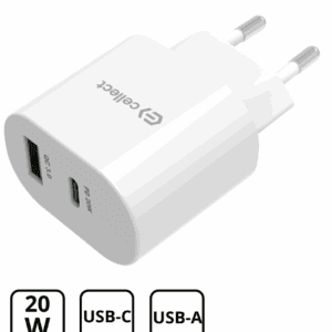 Hálózati gyorstöltő adapter 20W, Fehér