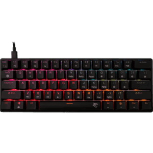White Shark GK-004113B/R-HU SHINOBI-2 vezetékes mechanikus gamer billentyűzet - fekete - HU /piros/