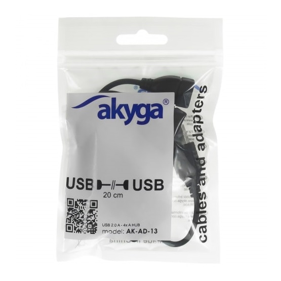 Akyga AK-AD-13 Hub USB 2.0 4-port - Image 3