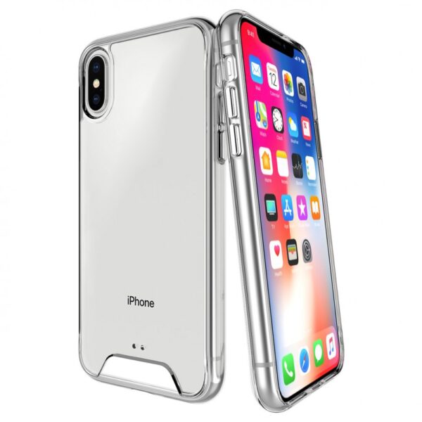 Ütésálló szilikon hátlap, iPhone 14 Pro, Átlátszó - Image 3