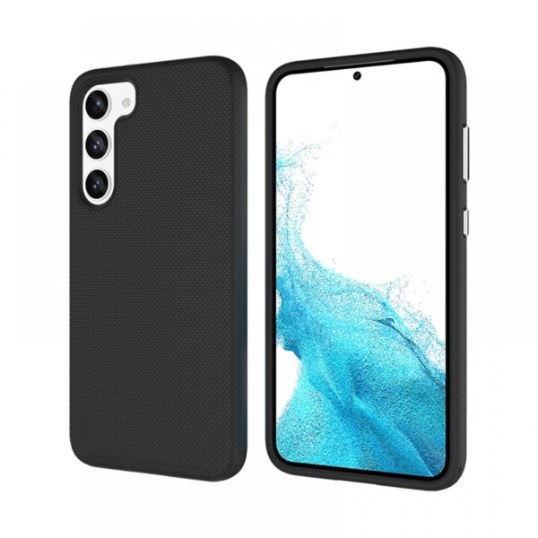 Samsung S23 Plus TPU+PC ütésálló tok,Fekete - Image 2