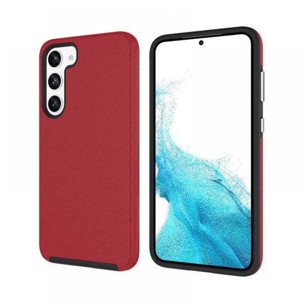 Samsung S23 Plus TPU+PC ütésálló tok,Piros - Image 2