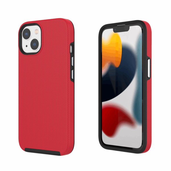 iPhone 14 Pro TPU+PC ütésálló tok,Piros - Image 2
