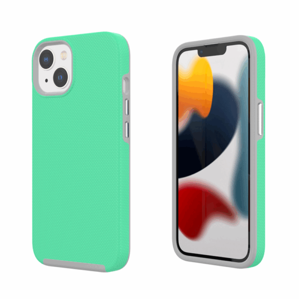 iPhone 14 Pro TPU+PC ütésálló tok,Türkiz - Image 2