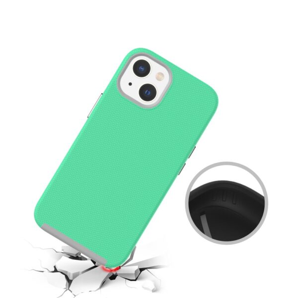 iPhone 14 Pro TPU+PC ütésálló tok,Türkiz - Image 3