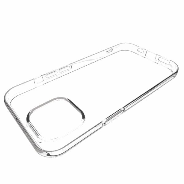 iPhone 15 vékony TPU szilikon hátlap,Átlátszó - Image 2