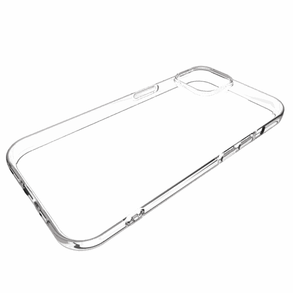 iPhone 15 vékony TPU szilikon hátlap,Átlátszó - Image 3
