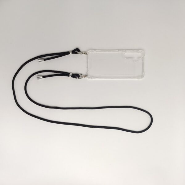Sam A35 5G  TPU+PC Átlát.tok,Fekete zsinórral - Image 3
