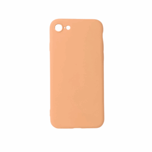 Premium szilikon tok, iPhone SE 2022/2020/8/7, Narancs