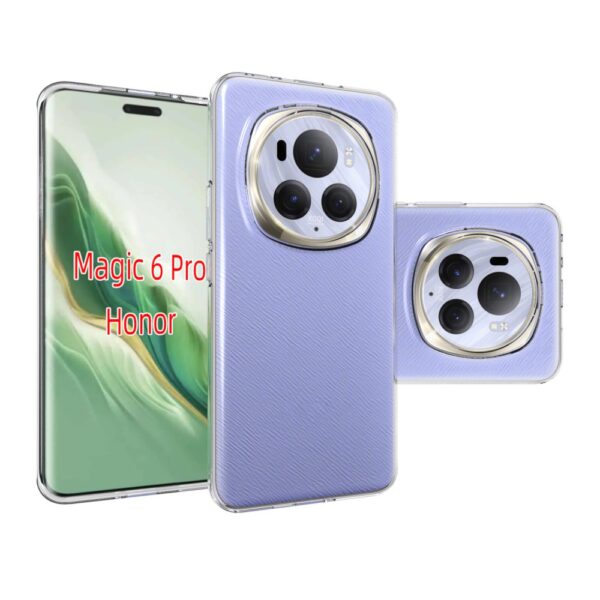 Honor Magic 6 Pro vékony szilikon hátlap,Átlátszó - Image 2