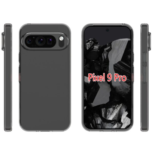 Google Pixel 9 Pro XL vékony szilikon hátlap, Átlátszó - Image 2