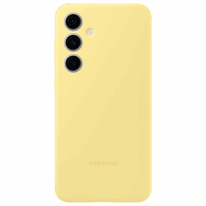 Samsung S24 FE szilikon védőtok, Sárga