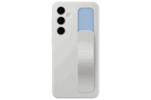 Samsung Galaxy S24 FE Stand Grip tok, Szürke - Image 3