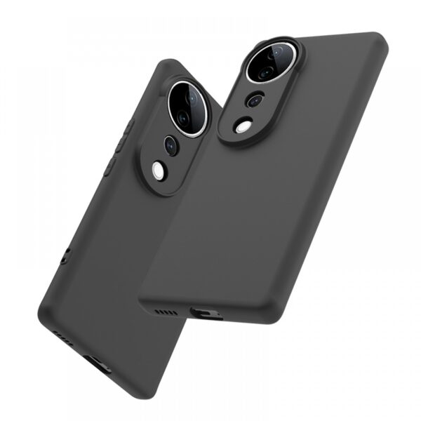 Premium szilikon tok, Vivo V40 5G, Fekete - Image 2
