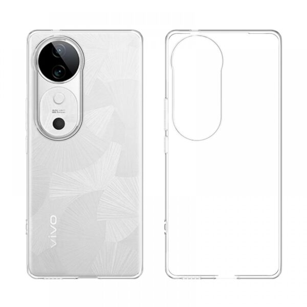 Vivo V40 5G vékony szilikon hátlap, Átlátszó - Image 2