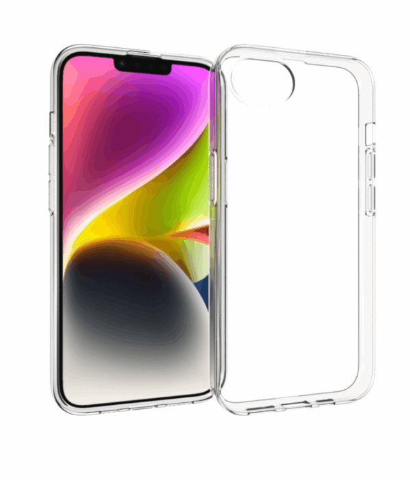 iPhone 16e TPU szilikon hátlap,Átlátszó