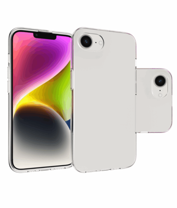 iPhone 16e TPU szilikon hátlap,Átlátszó - Image 2