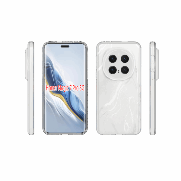 Honor Magic 7 Pro vékony szilikon hátlap,Átlátszó - Image 2