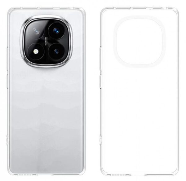 Xiaomi Redmi Note 14 Pro 4G szilikon hátlap, Átlátszó