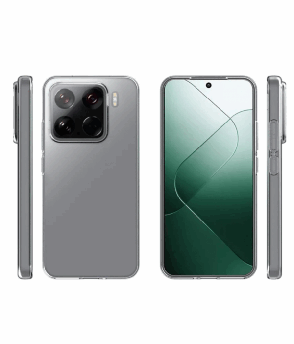 Xiaomi 15 5G vékony szilikon hátlap, Átlátszó - Image 2