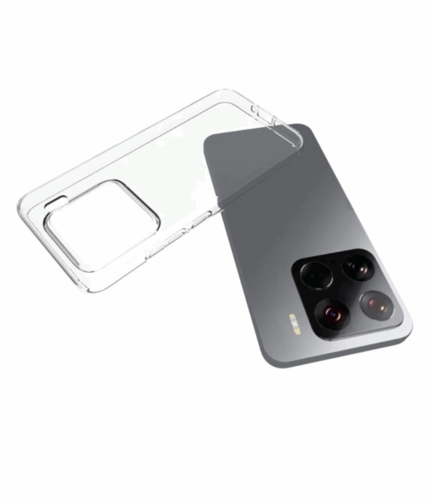 Xiaomi 15 5G vékony szilikon hátlap, Átlátszó - Image 3