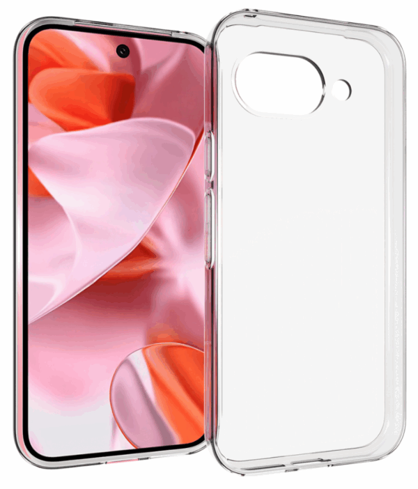 Google Pixel 9a vékony szilikon hátlap, Átlátszó