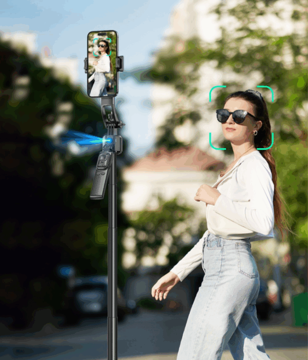 AI Tripod selfie bot, Fekete - Image 2