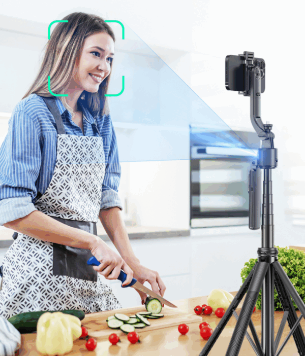AI Tripod selfie bot, Fekete - Image 3