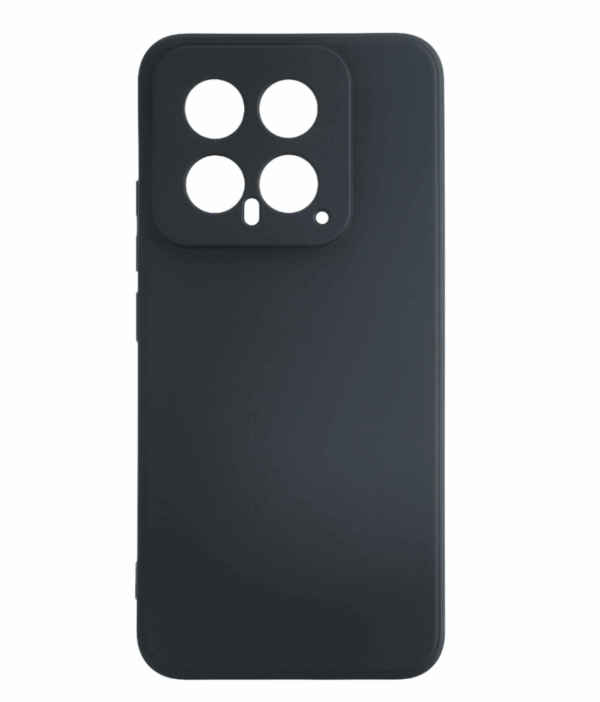 Xiaomi 14 prémium szilikon tok,Fekete