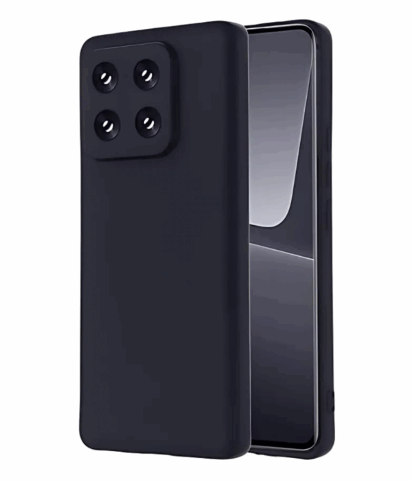 Xiaomi 14 Pro 5G prémium szilikon tok,Fekete - Image 3