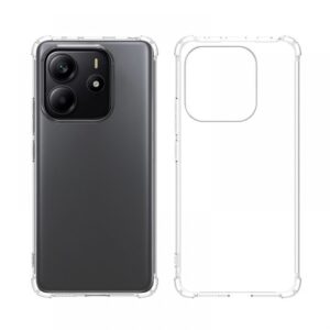 Xiaomi Redmi Note 14 4G szilikon hátlap, Átlátszó