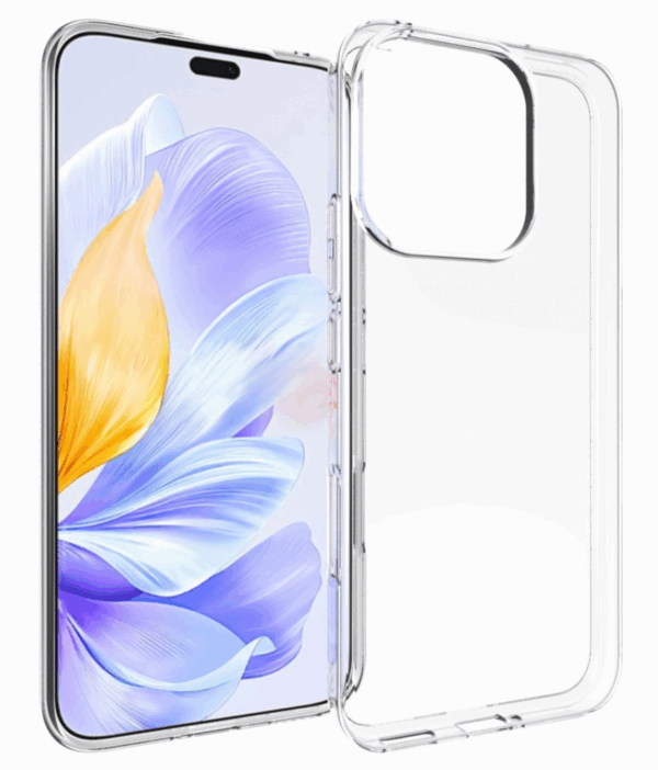 Honor 400 Lite vékony szilikon hátlap, Átlátszó - Image 2
