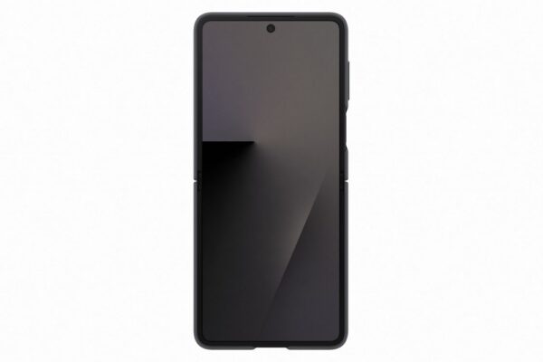 Samsung Flip 7 Szilikon tok gyűrűvel, fekete - Image 3