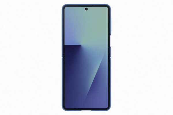 Samsung Flip 7 Szilikon tok gyűrűvel, kék - Image 3