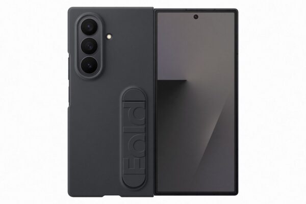 Samsung Fold 7 Álló tok szíjjal, fekete - Image 2