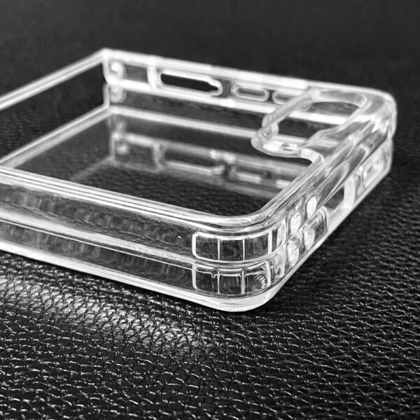 Samsung Z Flip 7 TPU hátlap,Átlátszó - Image 3