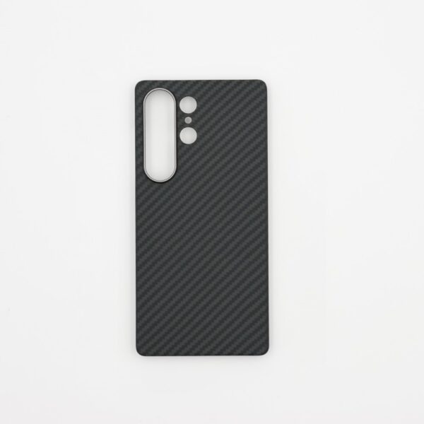 Aramid mágneses karbon tok, Samsung S25 Ultra,  Fekete