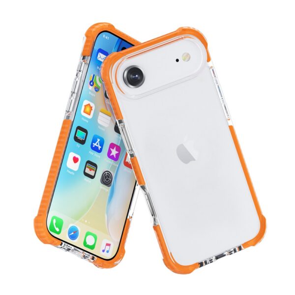 iPhone  Air ütésálló szilikon hátlap, Narancs - Image 2