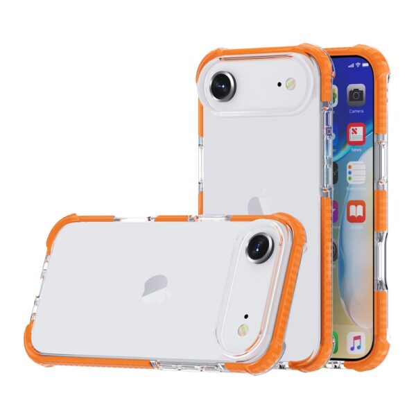 iPhone  Air ütésálló szilikon hátlap, Narancs - Image 3
