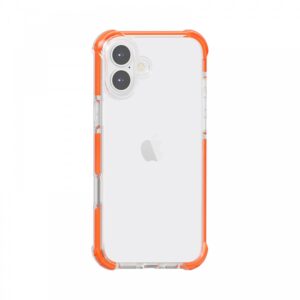 iPhone 17 ütésálló szilikon hátlap, Narancs