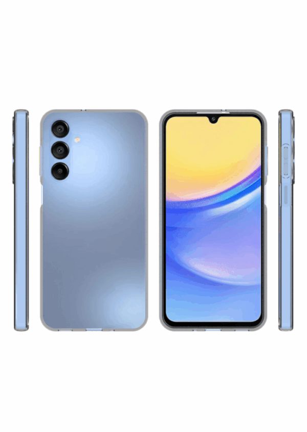 Samsung A17 vékony szilikon hátlap,Átlátszó - Image 2