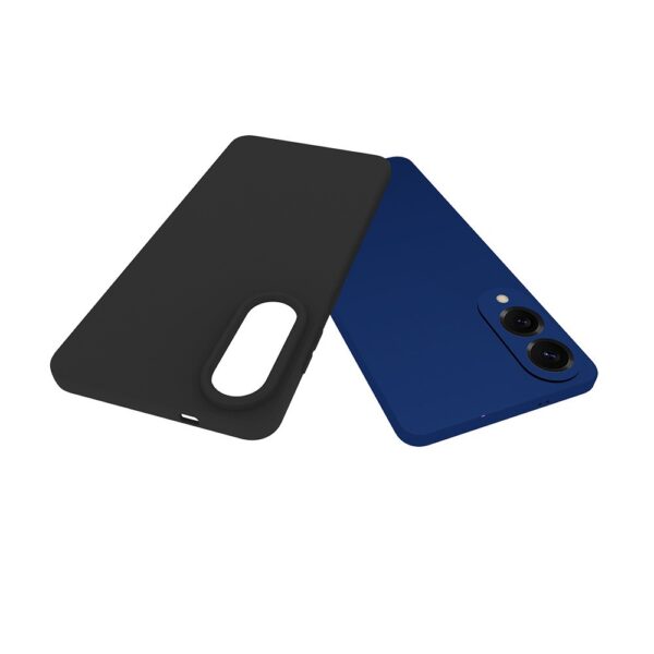 Premium szilikon tok, Samsung S25 Edge, Fekete - Image 3