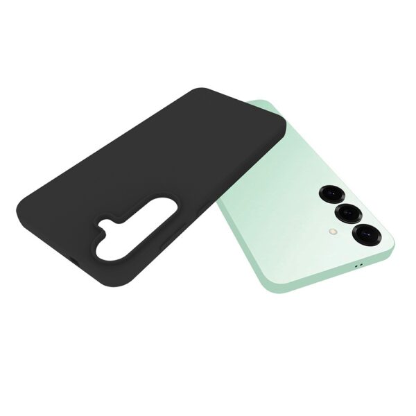 Premium szilikon tok, Samsung S25 FE, Fekete - Image 3
