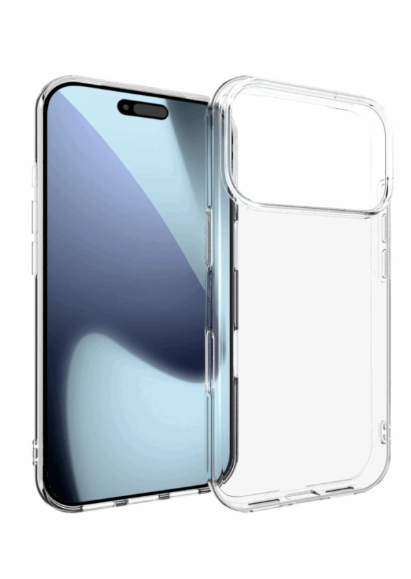 iPhone 17 Pro vékony TPU szilikon hátlap,Átlátszó