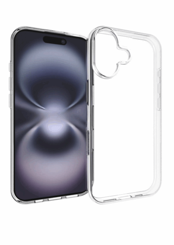 iPhone 17 vékony TPU szilikon hátlap,Átlátszó