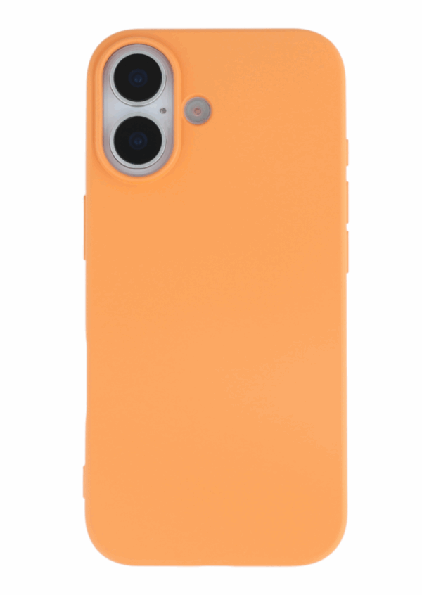 Premium szilikon tok, iPhone  Air, Narancs