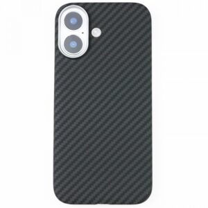 Mágneses aramid karbon tok, iPhone 17, Fekete