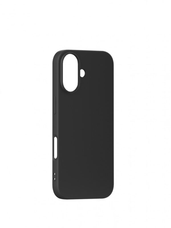 Premium szilikon tok, iPhone Air, Fekete