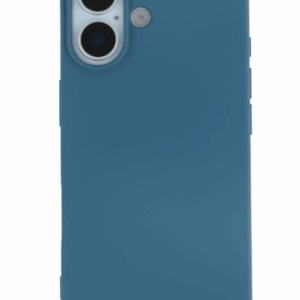 Premium szilikon tok, iPhone 17, Kék